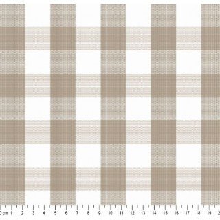 Tecido Fio Tinto Xadrez 30XM cor - 1132 (Bege Esc)